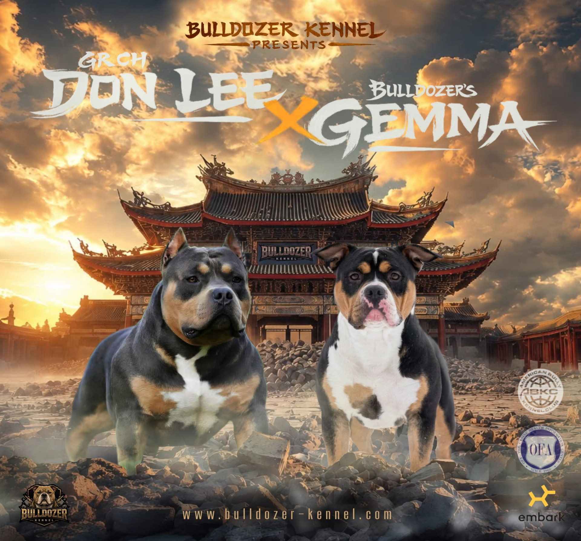 GR CH Don Lee × Gemma — breeding announcement